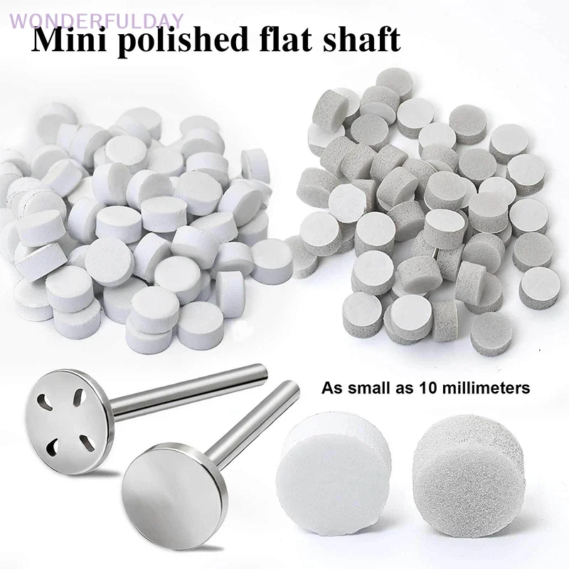 New 50pcs 10 Mm Self-Adhesive Replaceable Sponge Buffing Pads Stainless Steel Disk For Pedicure Polish Accessories
New 50pcs 10 Mm Self-Adhesive Replaceable Sponge Buffing Pads Stainless Steel Disk For Pedicure Polish Accessories