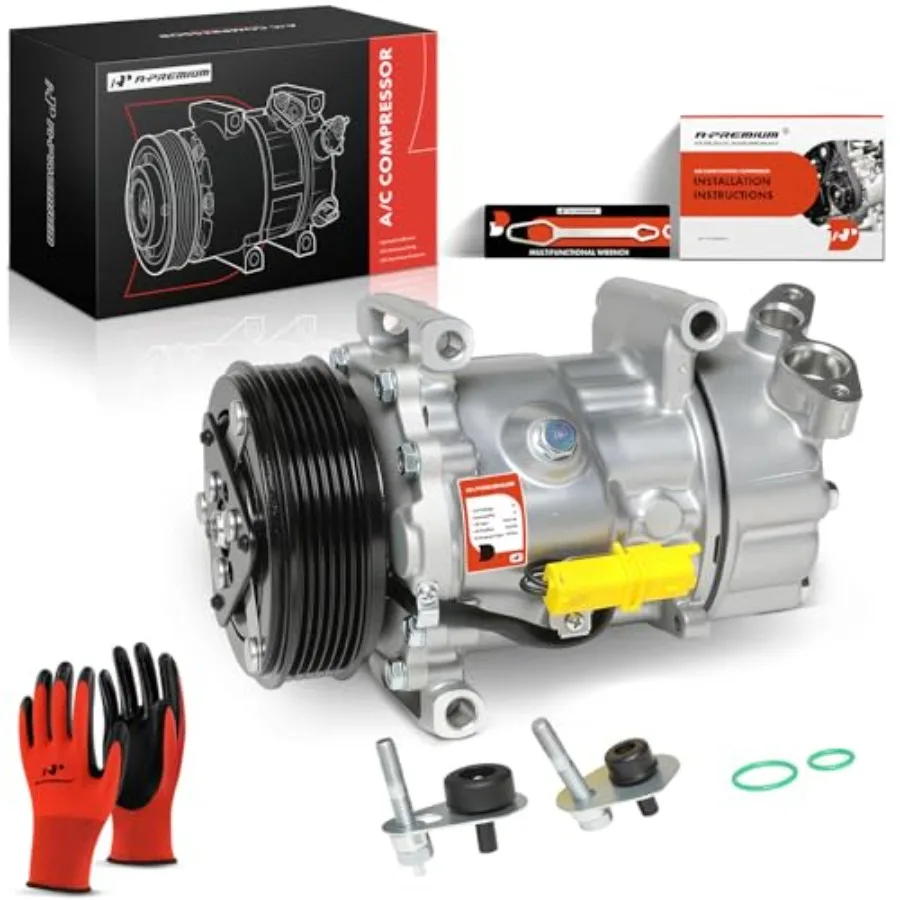 AC compressor with clutch for Mini Cooper 2007-2016, Paceman 2013-2016, Countryman 2011-2016, aluminum housing, black finish, d
AC compressor with clutch for Mini Cooper 2007-2016, Paceman 2013-2016, Countryman 2011-2016, aluminum housing, black finish, d
