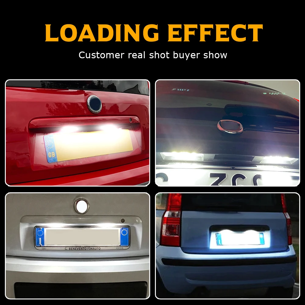 1Pair LED License Number Plate Light Lamp For FIAT Panda MK3 MK4 Typ 169 312 319 2003-2012 Error Free White 71734797 71771501
1Pair LED License Number Plate Light Lamp For FIAT Panda MK3 MK4 Typ 169 312 319 2003-2012 Error Free White 71734797 71771501