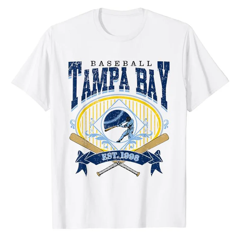 Tampa Bay Baseball Fans Vintage Gameday Baseball Lover T-Shirt Humor Funny Team Sports Clothes Short Sleeve Blouses Graphic Tee
Tampa Bay Baseball Fans Vintage Gameday Baseball Lover T-Shirt Humor Funny Team Sports Clothes Short Sleeve Blouses Graphic Tee