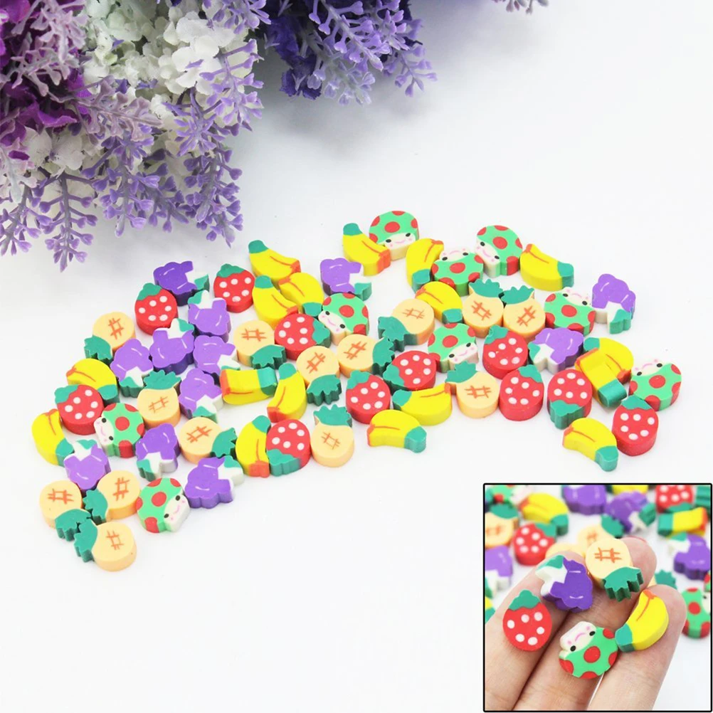 50 Pcs Fruit Shaped Erasers Eco Friendly Non Toxic Safe Cute Gift for Kids Students Grape School Supplies
50 Pcs Fruit Shaped Erasers Eco Friendly Non Toxic Safe Cute Gift for Kids Students Grape School Supplies