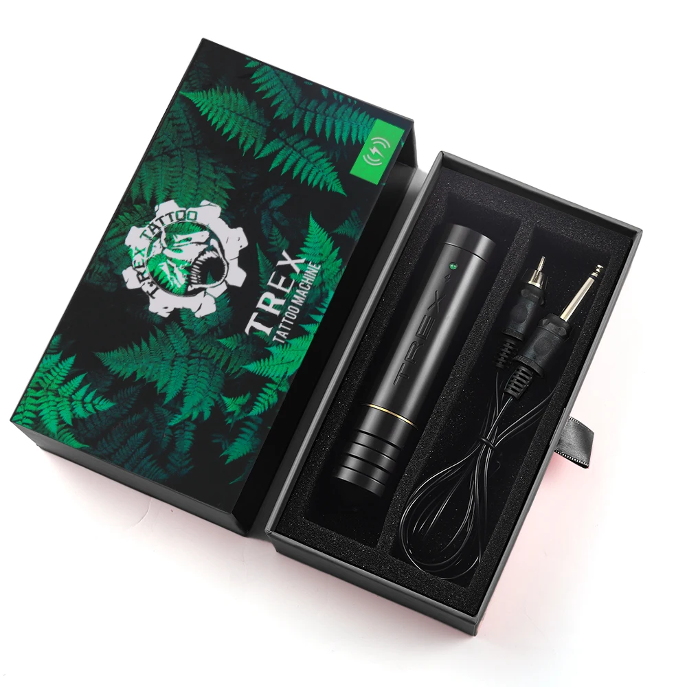T-Rex rotary tattoo machine, tattoo pen with coreless motor RCA interface Tattoo gun supply to professional tattoo artists
T-Rex rotary tattoo machine, tattoo pen with coreless motor RCA interface Tattoo gun supply to professional tattoo artists