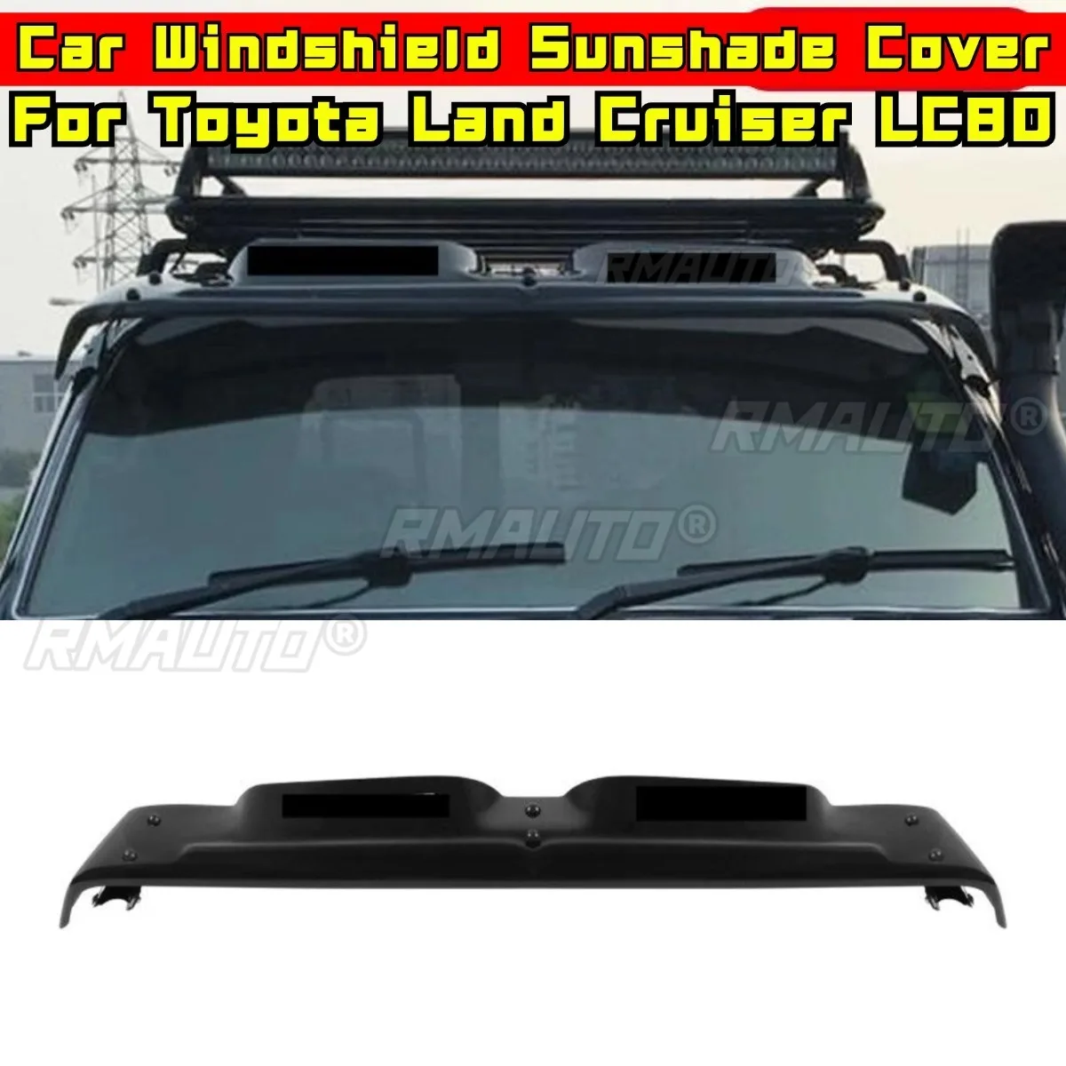 Car Windshield Sunshades Cover Windscreen Visor for Toyota Land Cruiser LC80 4500 FJ80 Modification Part
Car Windshield Sunshades Cover Windscreen Visor for Toyota Land Cruiser LC80 4500 FJ80 Modification Part