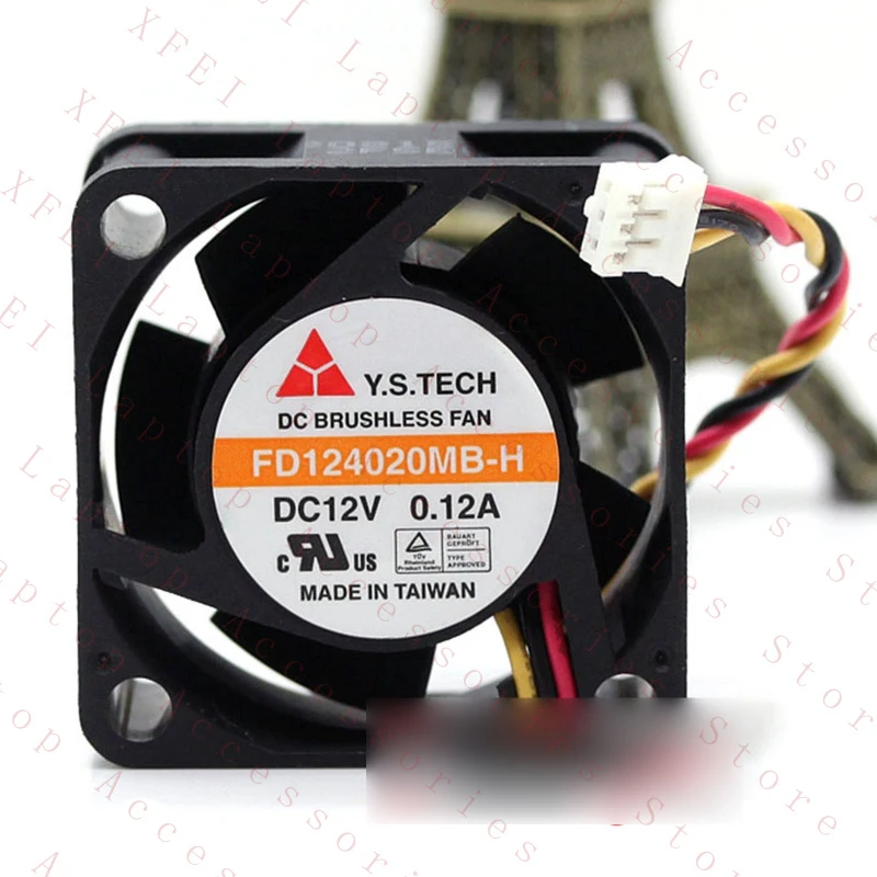 F 1 PCS New FOR Y.S.TECH FD124020MB-H 12V 0.12A 3-wire cooling fan#QW
F 1 PCS New FOR Y.S.TECH FD124020MB-H 12V 0.12A 3-wire cooling fan#QW