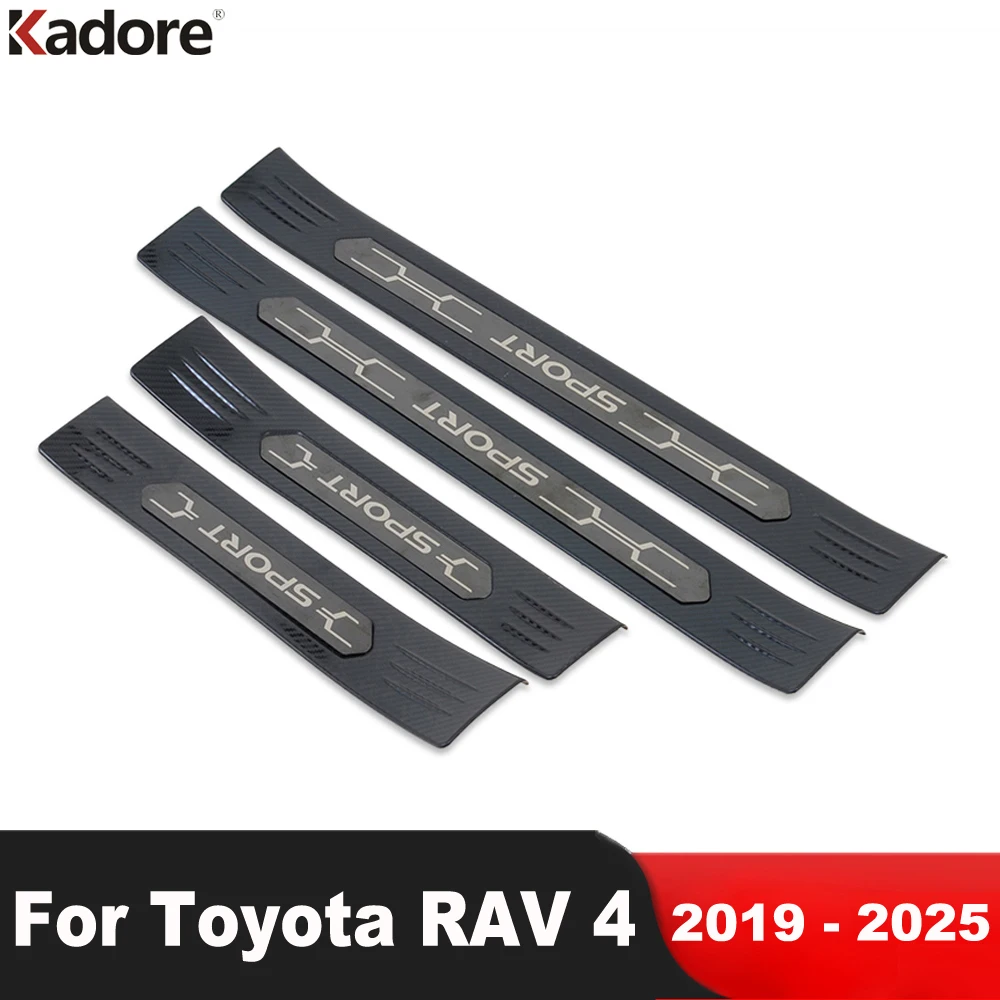For Toyota RAV4 RAV 4 2019-2022 2023 2024 2025 Steel Car Door Sill Scuff Plate Cover Trim Welcome Pedal Guard Pad Accessories
For Toyota RAV4 RAV 4 2019-2022 2023 2024 2025 Steel Car Door Sill Scuff Plate Cover Trim Welcome Pedal Guard Pad Accessories