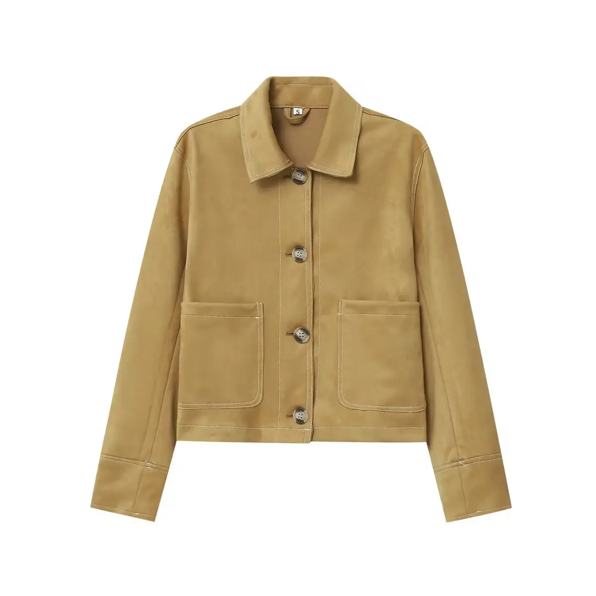 Autumn Streetwear Loose Jackets Single-breasted Casual Top Outerwear Fashion Lapel Jacket Big Pocket Coat Long Sleeve Top
Autumn Streetwear Loose Jackets Single-breasted Casual Top Outerwear Fashion Lapel Jacket Big Pocket Coat Long Sleeve Top