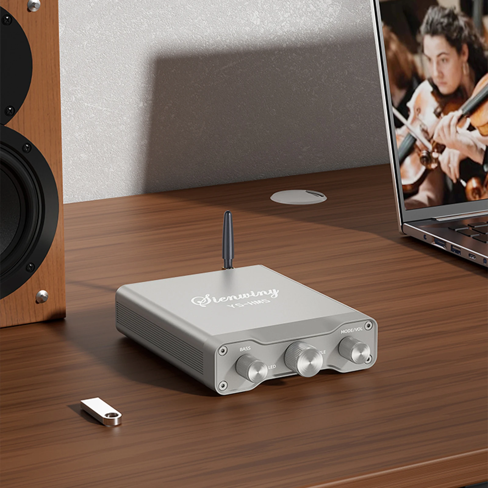 2.0 Channel Stereo Digital Amp BT 5.3 Lossless Audio Amplifier High Fidelity Stereo Amplifier for Home Theater Desktop Speakers
2.0 Channel Stereo Digital Amp BT 5.3 Lossless Audio Amplifier High Fidelity Stereo Amplifier for Home Theater Desktop Speakers