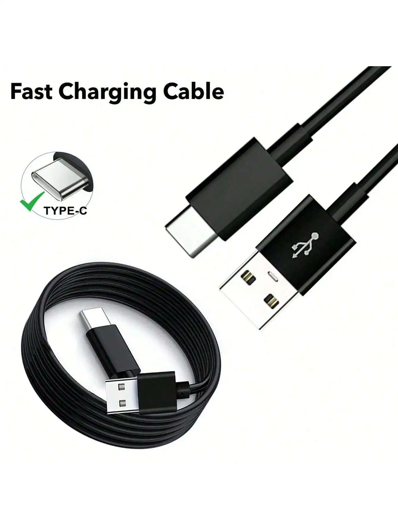 1Pc USB Type C Charger Cable, USB a to USB C Fast Charger Cable Type C Data Sync Cable Compatible with iPhone 16/16 Plus/16 Pro/1
1Pc USB Type C Charger Cable, USB a to USB C Fast Charger Cable Type C Data Sync Cable Compatible with iPhone 16/16 Plus/16 Pro/1