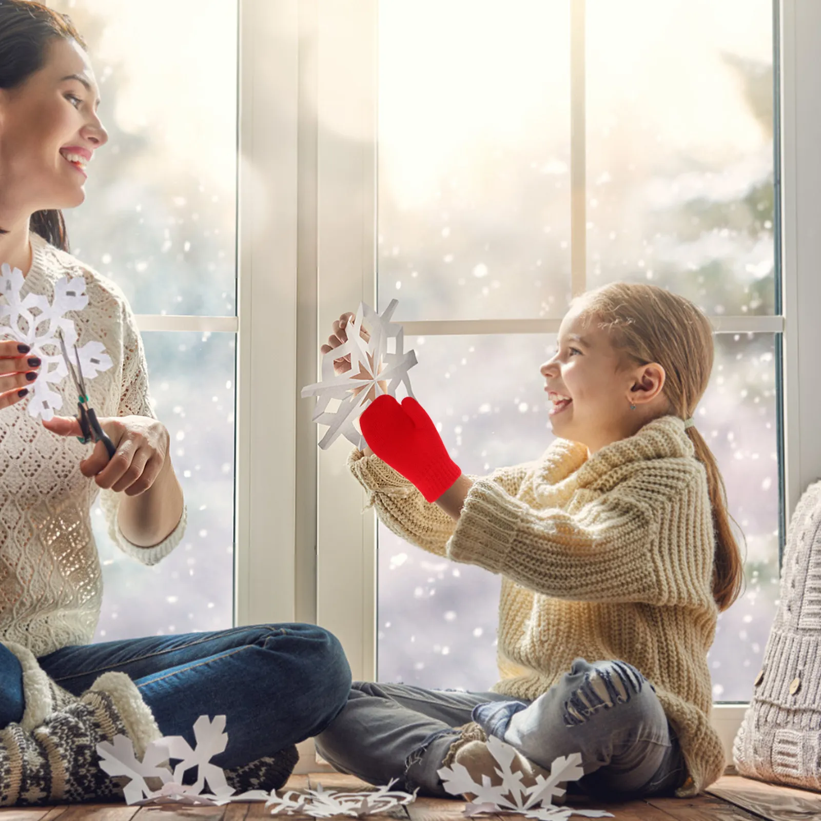 4 Pairs Kids Warm Winter Gloves Knitted Stretchy Full Finger Toddler Running Gloves Children Outdoor Cold Weather Accessories
4 Pairs Kids Warm Winter Gloves Knitted Stretchy Full Finger Toddler Running Gloves Children Outdoor Cold Weather Accessories