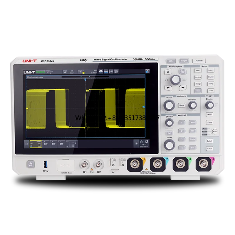 UNI-T MSO2104X MSO2204X MSO2304X 4 Channels Mixed-signal Digital Oscilloscope
UNI-T MSO2104X MSO2204X MSO2304X 4 Channels Mixed-signal Digital Oscilloscope