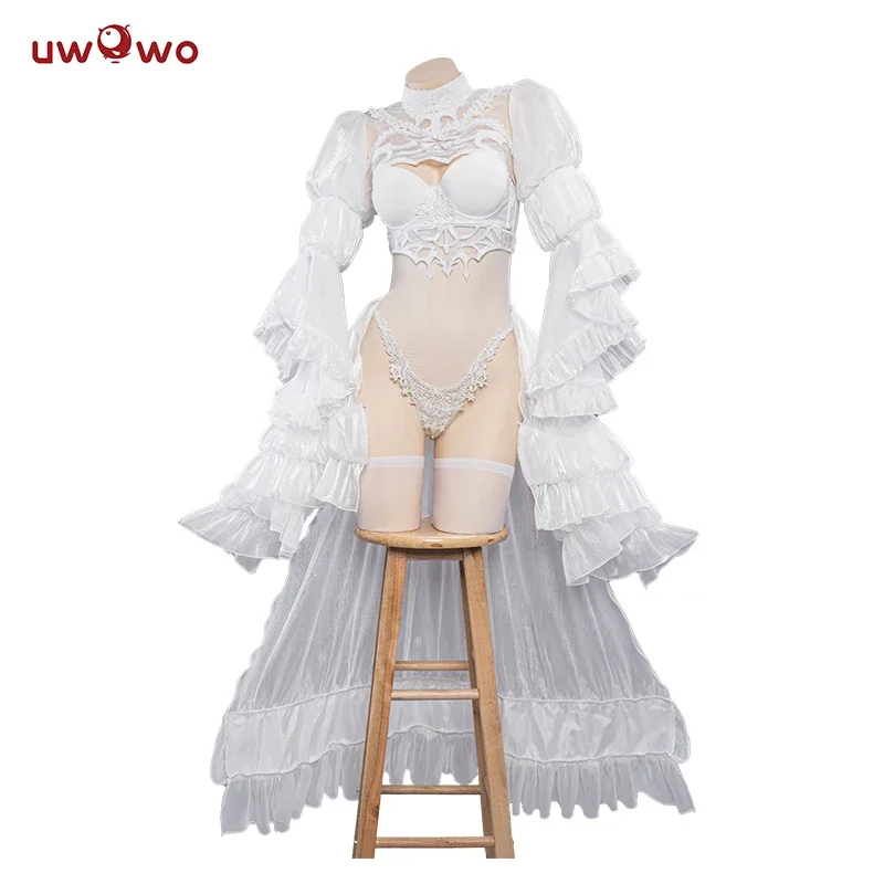 UWOWO Nierr: Automataa Yorhaa 2B Cosplay Costume White Wedding Dress Bride Halloween Costume Outdoor Dress For Women
UWOWO Nierr: Automataa Yorhaa 2B Cosplay Costume White Wedding Dress Bride Halloween Costume Outdoor Dress For Women