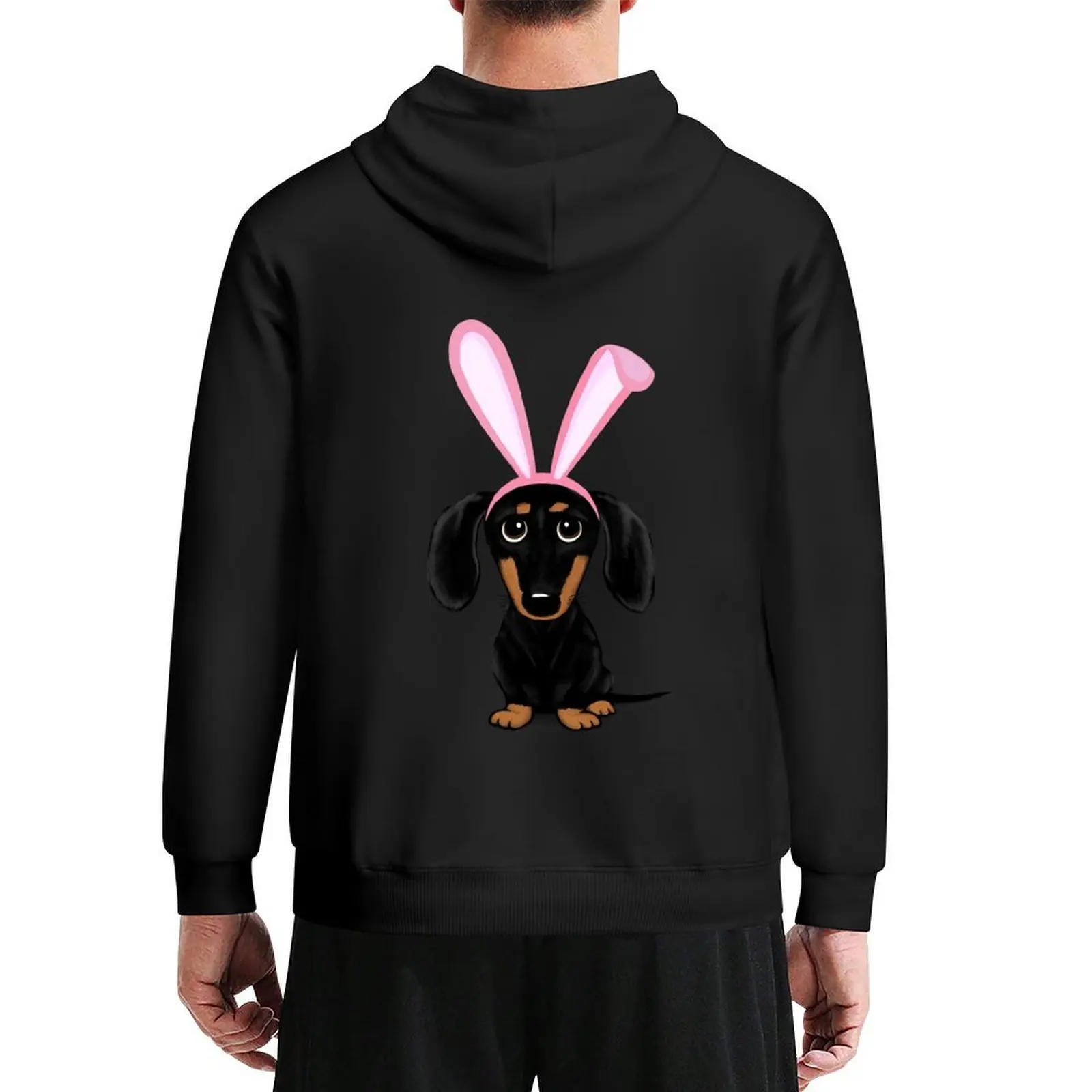 Funny Easter Dog Black and Tan Dachshund with Easter Bunny Ears Hoodie male clothes autumn new products men's hoodies
Funny Easter Dog Black and Tan Dachshund with Easter Bunny Ears Hoodie male clothes autumn new products men's hoodies