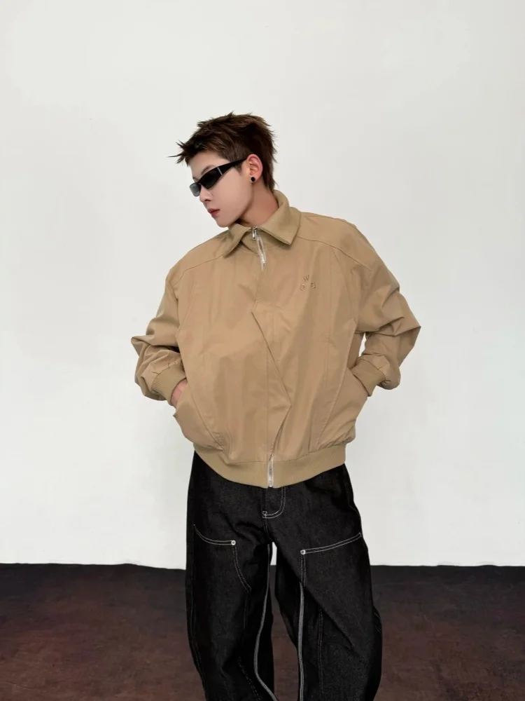 American Style Autumn And Winter Turn-Down Collar Design Techwear Jacket For Man Loose Short Solid Color Fashionable Coat
American Style Autumn And Winter Turn-Down Collar Design Techwear Jacket For Man Loose Short Solid Color Fashionable Coat