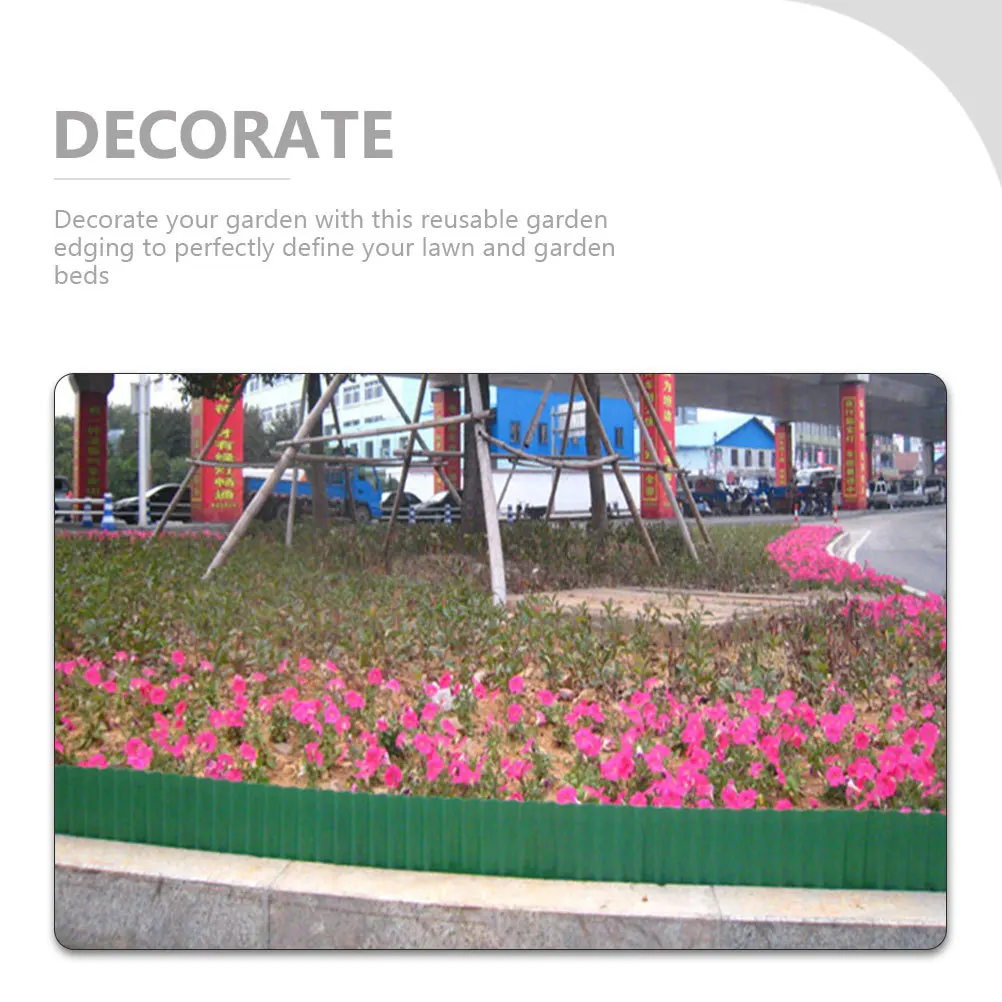 Plastic Garden Lawn Edging Elegant Landscape Fence for Yard Border Flower Bed Border Garden Decor Courtyard Partition Fence
Plastic Garden Lawn Edging Elegant Landscape Fence for Yard Border Flower Bed Border Garden Decor Courtyard Partition Fence