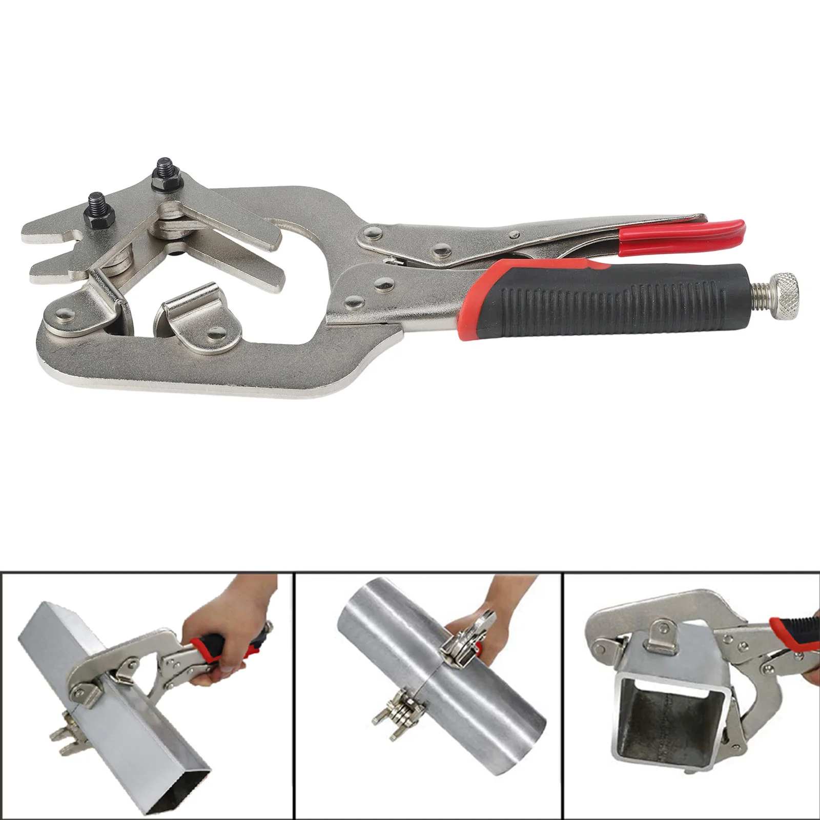 10-дюймовые сварочные плоскогубцы, стальной зажим C, тиски с фиксацией, регулируемые сварочные плоскогубцы, локатор деревянных шипов, инструмент для металлообработки, ручной инструмент 
10-дюймовые сварочные плоскогубцы, стальной зажим C, тиски с фиксацией, регулируемые сварочные плоскогубцы, локатор деревянных шипов, инструмент для металлообработки, ручной инструмент