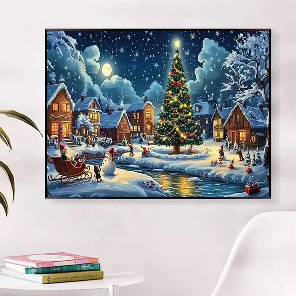 5d Diy Diamond Painting House Landscape Mosaic Handicrafts Embroidery Sale Christmas Gift Snowman Home Decor Full Kits
5d Diy Diamond Painting House Landscape Mosaic Handicrafts Embroidery Sale Christmas Gift Snowman Home Decor Full Kits