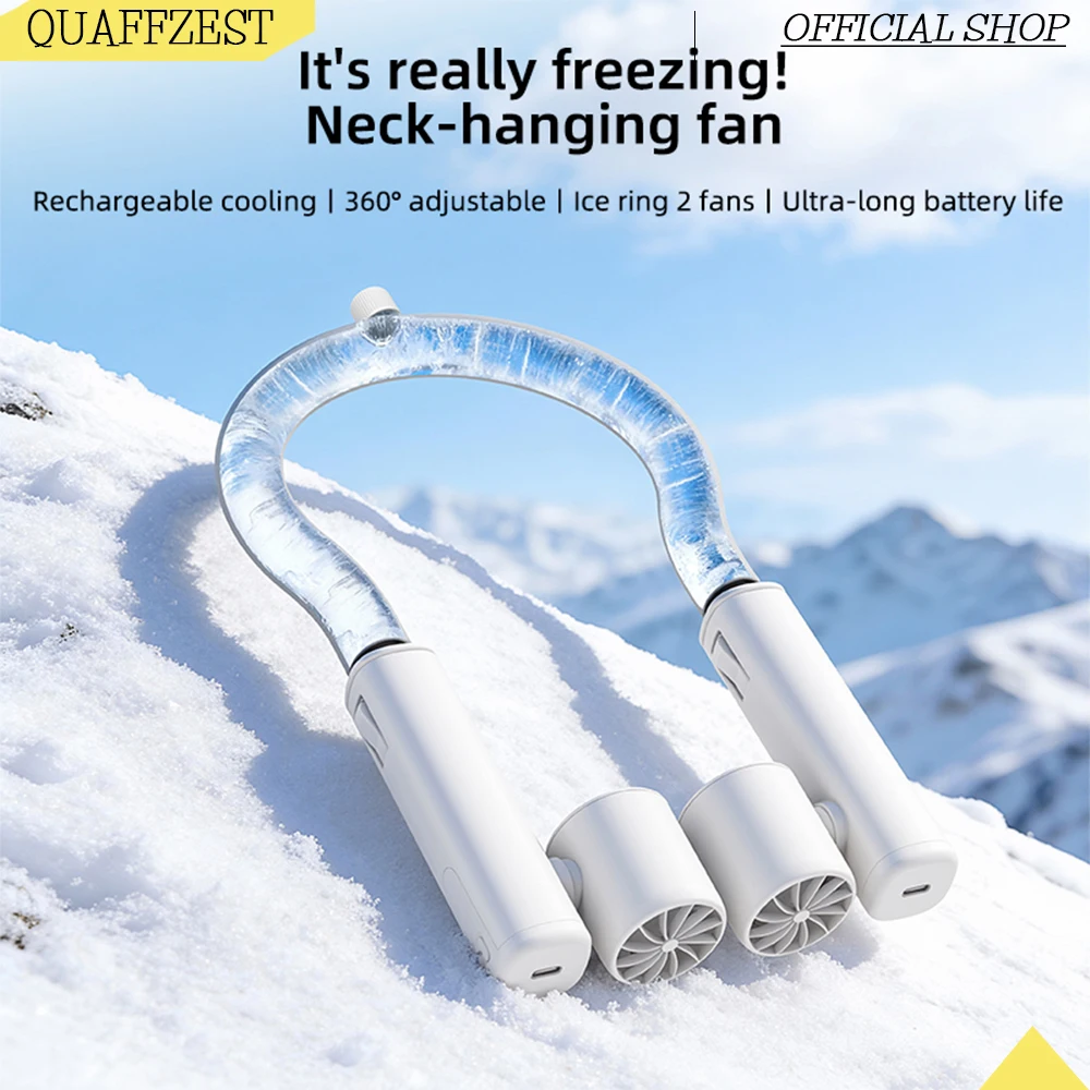 Portable Neck Fan High Speed Turbine Powerful Airflow Bladeless Cooling Fan Handheld Sport Fan for Travel Outdoor Wear
Portable Neck Fan High Speed Turbine Powerful Airflow Bladeless Cooling Fan Handheld Sport Fan for Travel Outdoor Wear