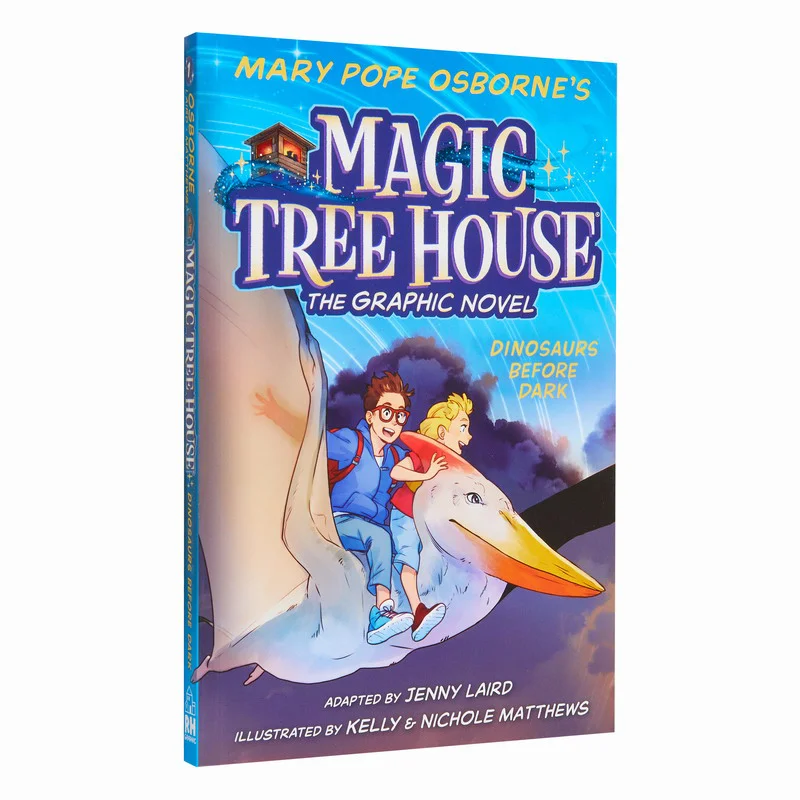 Magic Tree House 1 Graphic NovelDinosaurs Before Dark Mary Pope Osborne Random House US 9780593174715 Book
Magic Tree House 1 Graphic NovelDinosaurs Before Dark Mary Pope Osborne Random House US 9780593174715 Book
