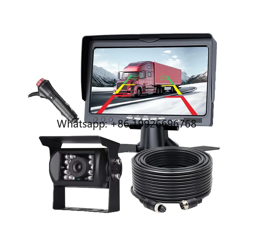 7 Inch Truck Backup Camera System IR Night Vision IP68 Waterproof 15m 4Pin Cable 12V 24V for Semi Truck & Bus Rear View System
7 Inch Truck Backup Camera System IR Night Vision IP68 Waterproof 15m 4Pin Cable 12V 24V for Semi Truck & Bus Rear View System