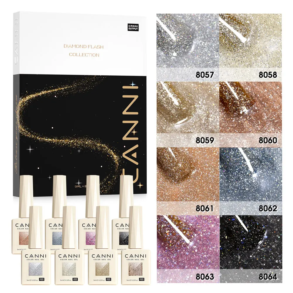 CANNI Блестящий гель-лак для ногтей HEMA FREE 9 мл, 8 цветов, набор Soak Off, УФ-светодиодный блеск для ногтей, качество, художественный маникюрный салон, сделай сам
CANNI Блестящий гель-лак для ногтей HEMA FREE 9 мл, 8 цветов, набор Soak Off, УФ-светодиодный блеск для ногтей, качество, художественный маникюрный салон, сделай сам