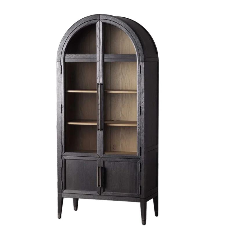 Custom Light Luxury Villa Living Room White Wax Wood Carved Arched Wine Cabinet Kids' Cabinets Display Cabinet
Custom Light Luxury Villa Living Room White Wax Wood Carved Arched Wine Cabinet Kids' Cabinets Display Cabinet