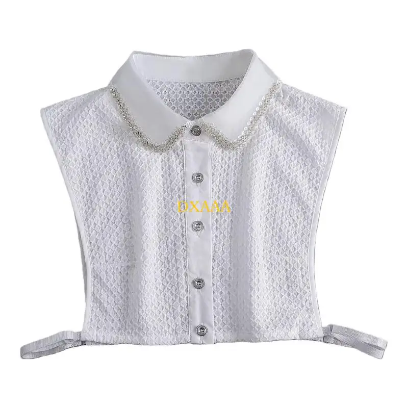 DXAA Bead Trim Detachable Collar Neckpiece False Collar Women Elegant Collar Insert
DXAA Bead Trim Detachable Collar Neckpiece False Collar Women Elegant Collar Insert