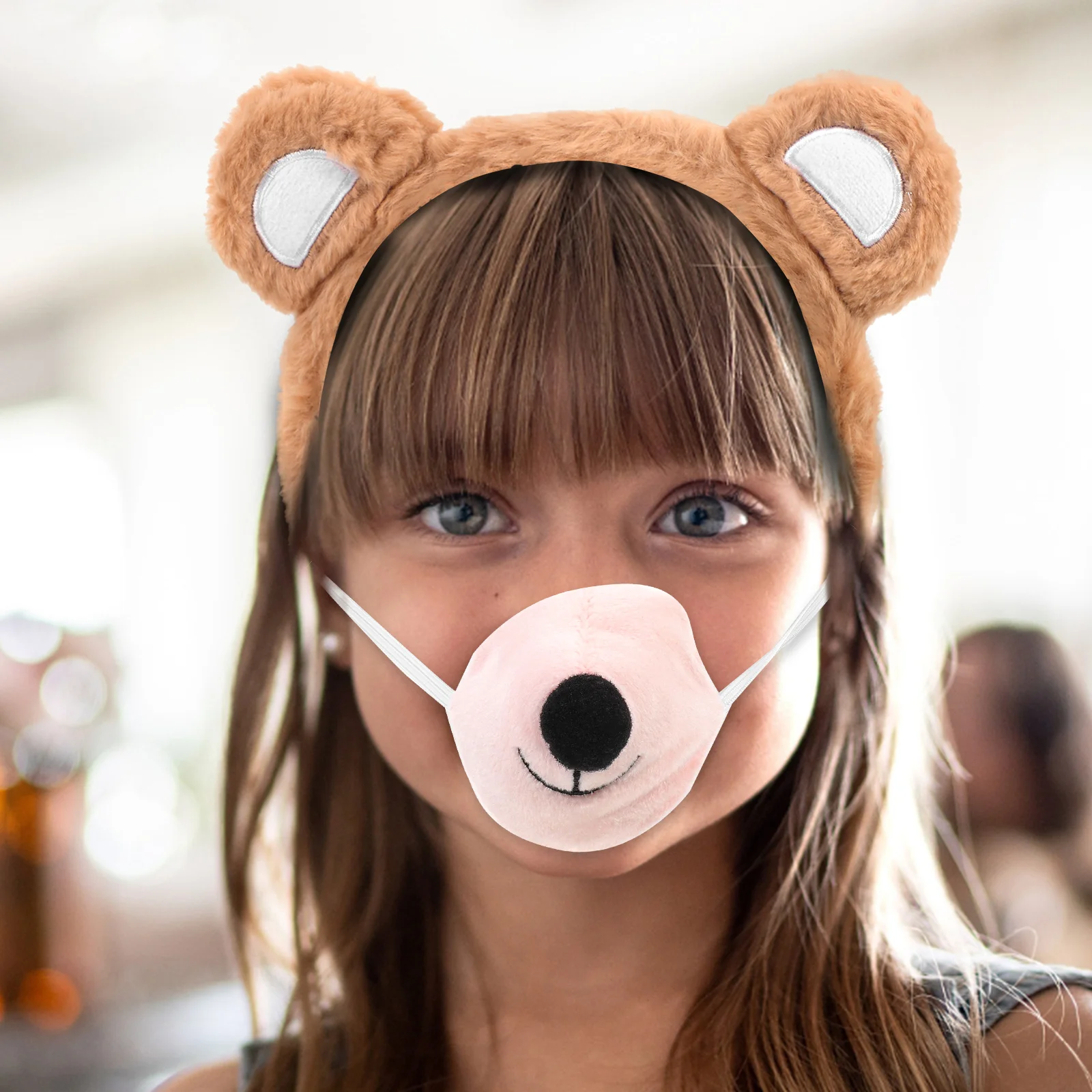 Bear Costume Set Headband with Tail Bowtie Nose Prop Cosplay Party Halloween Accessories Cute Kids Adult Comfortable Lightweight
Bear Costume Set Headband with Tail Bowtie Nose Prop Cosplay Party Halloween Accessories Cute Kids Adult Comfortable Lightweight