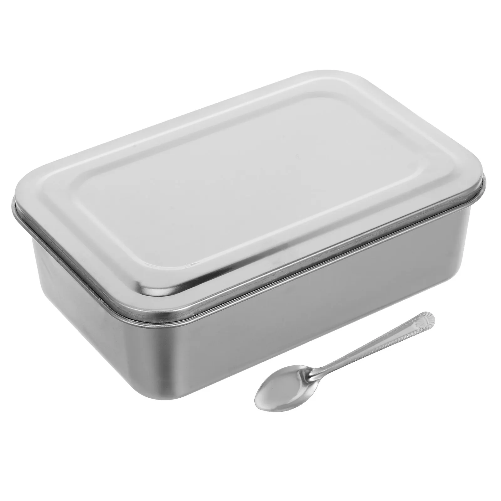 1000Ml 304 Stainless Steel Lunch Box Square High Quality Safe Non Toxic Easy Clean Outdoor Picnic Camping School Metal Food
1000Ml 304 Stainless Steel Lunch Box Square High Quality Safe Non Toxic Easy Clean Outdoor Picnic Camping School Metal Food