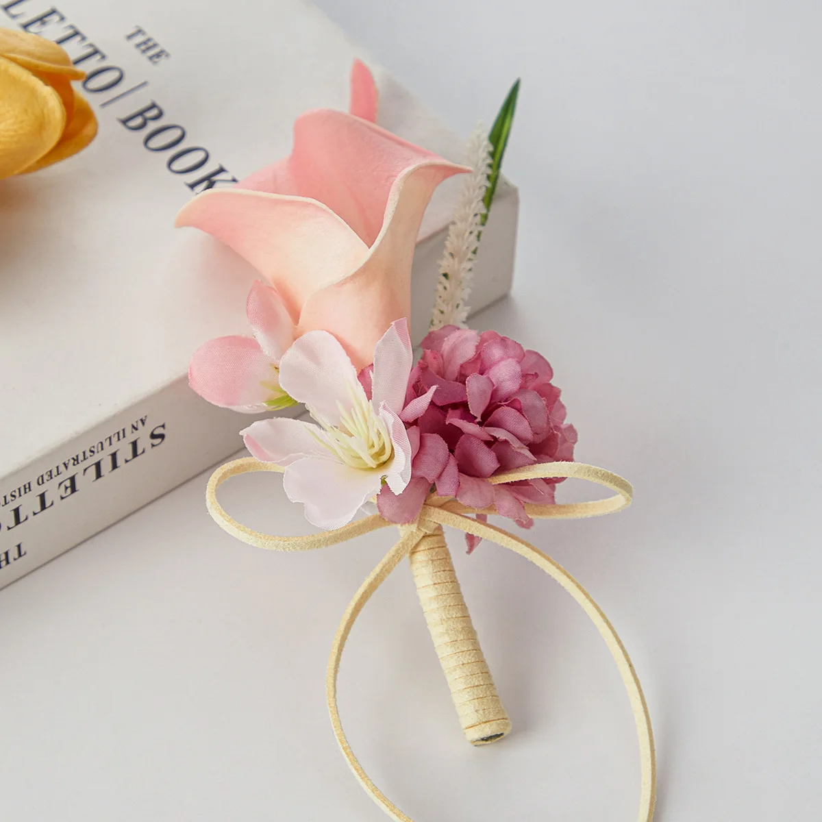Wedding Boutonniere, Honey Glaze Pink Preserved Calla Lily, Men's Corsage, Handmade for Groom Wedding
Wedding Boutonniere, Honey Glaze Pink Preserved Calla Lily, Men's Corsage, Handmade for Groom Wedding