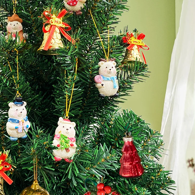 5pcs Christmas Pendant Small Gift European And American Style Cute Bear Wall Hanging Resin Craft Home Holiday Wedding Decor
5pcs Christmas Pendant Small Gift European And American Style Cute Bear Wall Hanging Resin Craft Home Holiday Wedding Decor