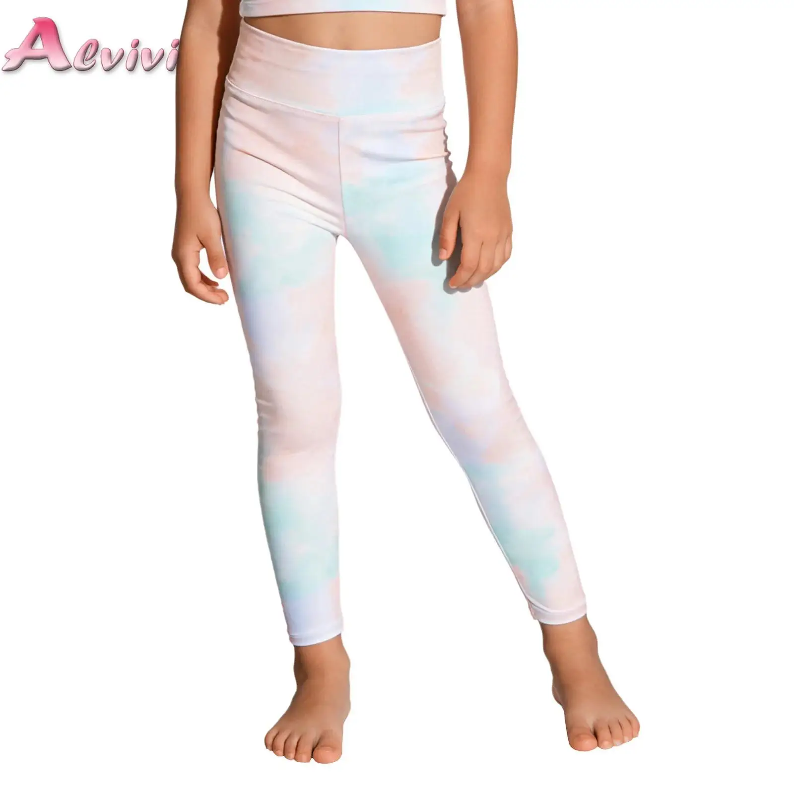 Kids Girls Printed Yoga Leggings Elastic Waistband Quick-drying Lightweight Athletic Pants for Dance Workout Running Cycling
Kids Girls Printed Yoga Leggings Elastic Waistband Quick-drying Lightweight Athletic Pants for Dance Workout Running Cycling