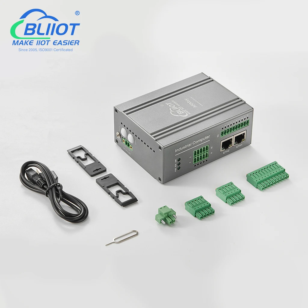 BLIIOT 2 x Cortex A7, 1.2GHz 4/8*RS232/RS485 Industrial IoT Gateway Supports up to 10,000 Data points 512MB RAM + 8GB eMMC
BLIIOT 2 x Cortex A7, 1.2GHz 4/8*RS232/RS485 Industrial IoT Gateway Supports up to 10,000 Data points 512MB RAM + 8GB eMMC