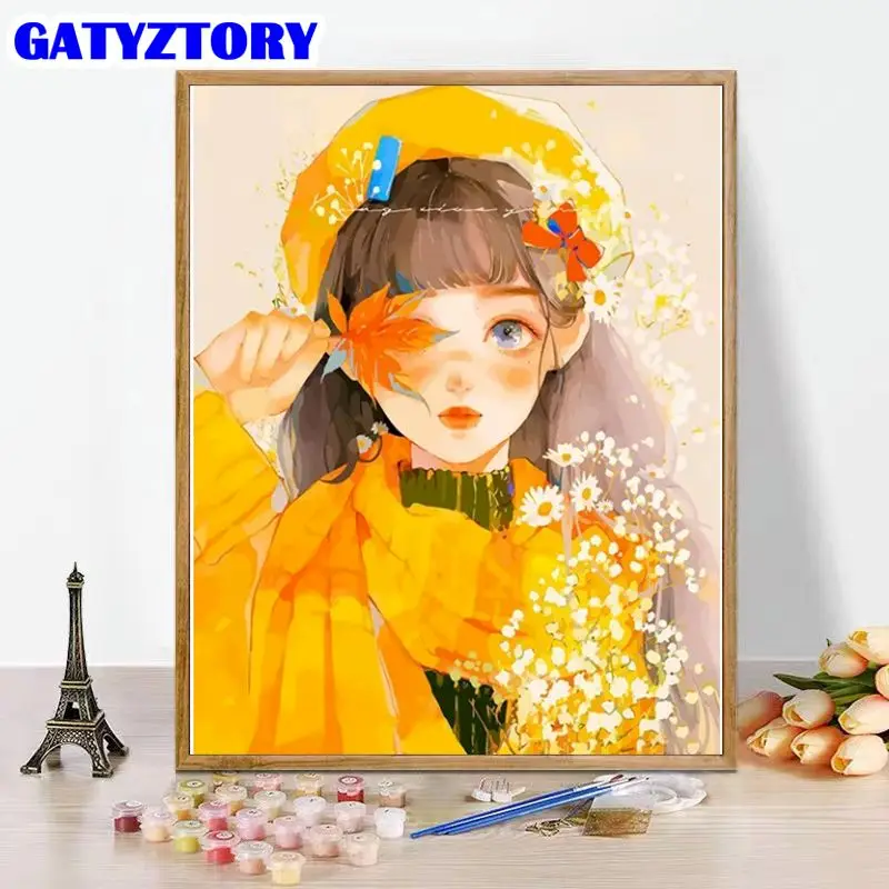 GATYZTORY Paint By Number Maple Leaf Girl Diy Pictures By Numbers Kits Drawing On Canvas Handpainted Figure Art Gift Home Decor
GATYZTORY Paint By Number Maple Leaf Girl Diy Pictures By Numbers Kits Drawing On Canvas Handpainted Figure Art Gift Home Decor