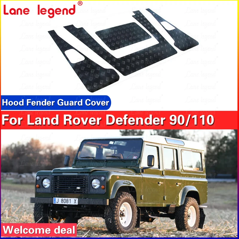 Factory supply Exterior Accessories Hood Fender Guard Board Cover Aluminum Alloy Fit For Land Rover Defender 90 110
Factory supply Exterior Accessories Hood Fender Guard Board Cover Aluminum Alloy Fit For Land Rover Defender 90 110