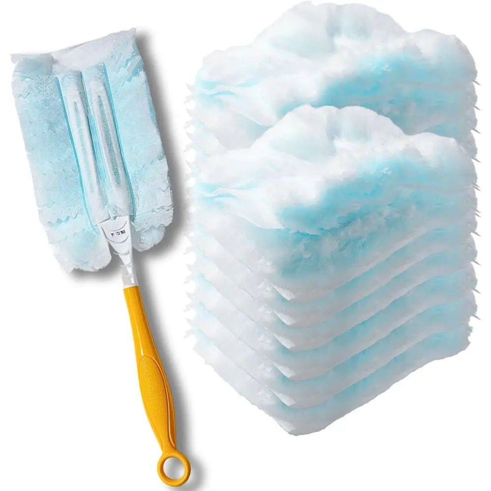 Static Dust Removal Brush Disposable Replacement for Duster Reills, Furniture, Blinds, Ceiling Fans (Blue, 18 PCS)
Static Dust Removal Brush Disposable Replacement for Duster Reills, Furniture, Blinds, Ceiling Fans (Blue, 18 PCS)