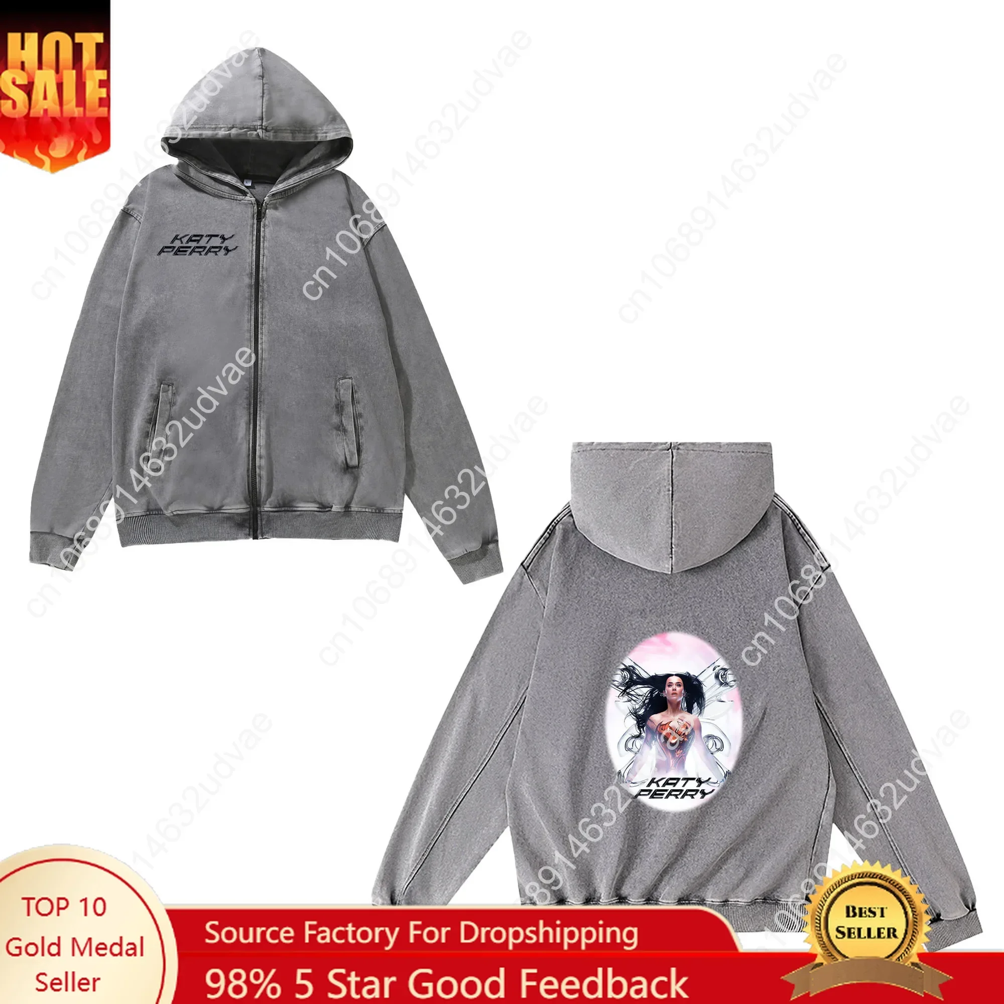 Katy Perry Zipper Sweatshirt Man Woman Teenager Retro Hoodies Vintage Pullover Sweat Shirt with Pocket Full Zip Jacket Tops
Katy Perry Zipper Sweatshirt Man Woman Teenager Retro Hoodies Vintage Pullover Sweat Shirt with Pocket Full Zip Jacket Tops