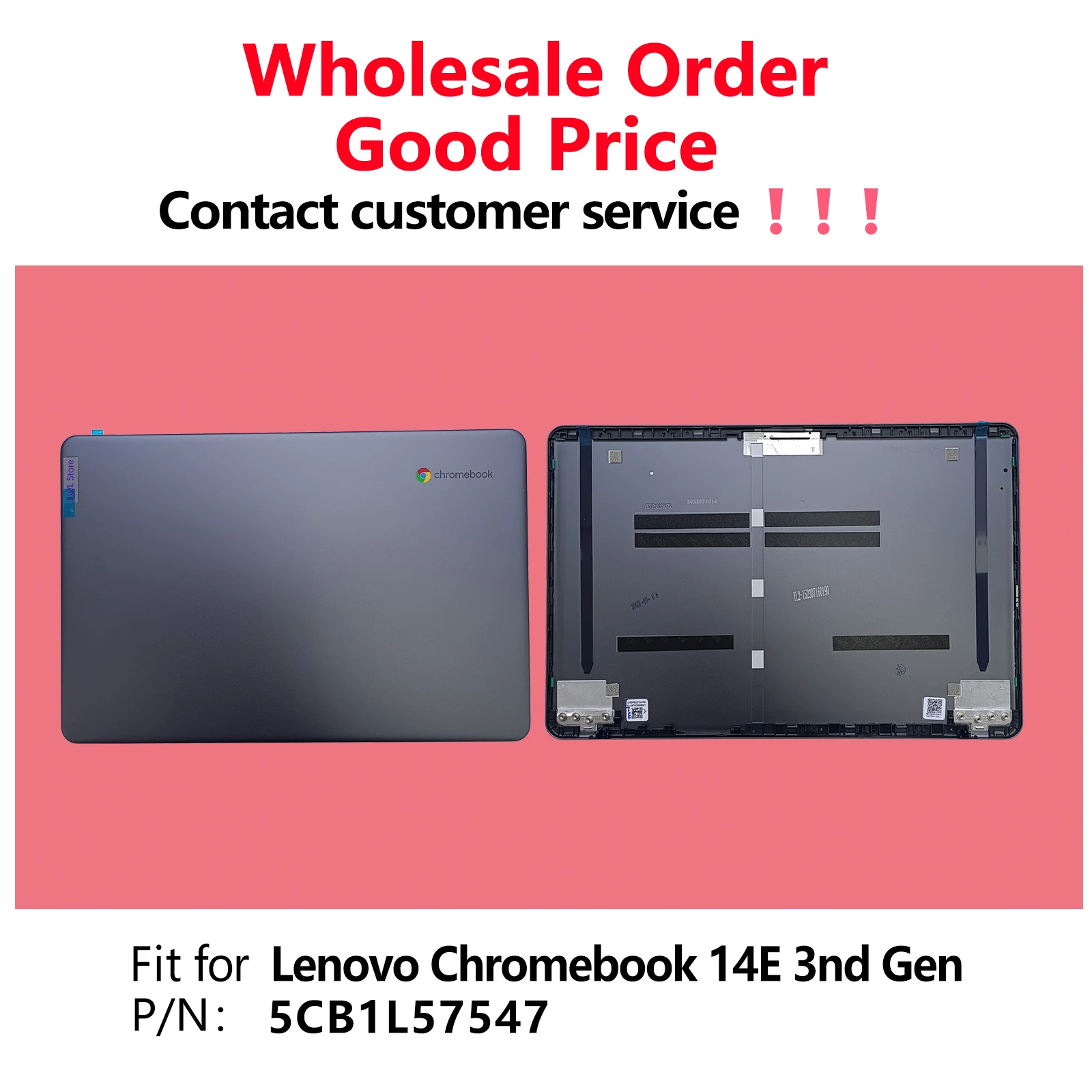 LWL New 5CB1L57547 For Lenovo 14e Chromebook Gen3 Lcd Rear Cover Top Screen Case Grey
LWL New 5CB1L57547 For Lenovo 14e Chromebook Gen3 Lcd Rear Cover Top Screen Case Grey