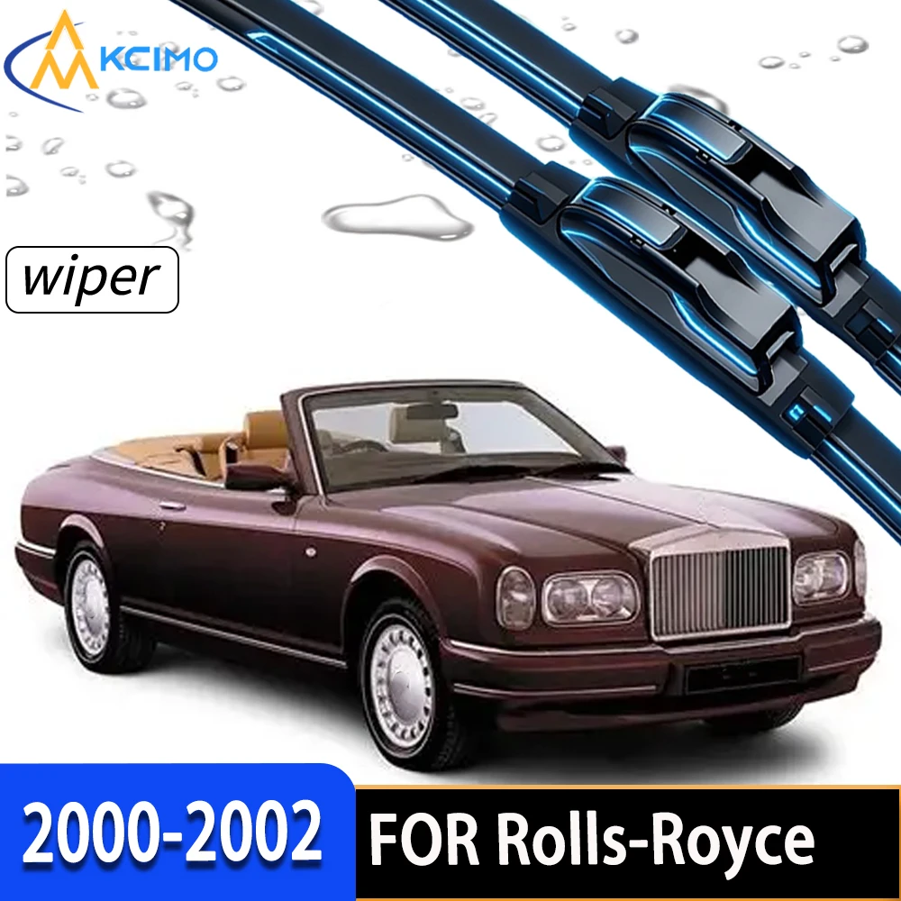 2Pcs Front Windshield Wiper Blades for Rolls-Royce Corniche 2000-2002, Quality Rubber for Clear & Safe Driving View
2Pcs Front Windshield Wiper Blades for Rolls-Royce Corniche 2000-2002, Quality Rubber for Clear & Safe Driving View