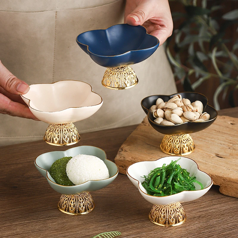 Ceramic High Feet Snack Tray Dried Fruit Dim Sum Plate Ice Cream Cup Kitchen Seasoning Sauce Dish Home Ornament Decoration Tray
Ceramic High Feet Snack Tray Dried Fruit Dim Sum Plate Ice Cream Cup Kitchen Seasoning Sauce Dish Home Ornament Decoration Tray
