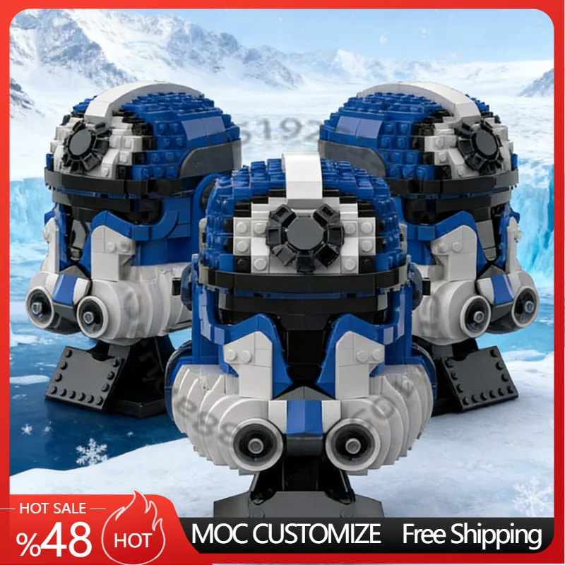 914 PCS Custom Helmet Model Lieutenant Helmet MOC Customize Modular Building Block Educational Kids DIY Boys Toy Christmas Gift
914 PCS Custom Helmet Model Lieutenant Helmet MOC Customize Modular Building Block Educational Kids DIY Boys Toy Christmas Gift