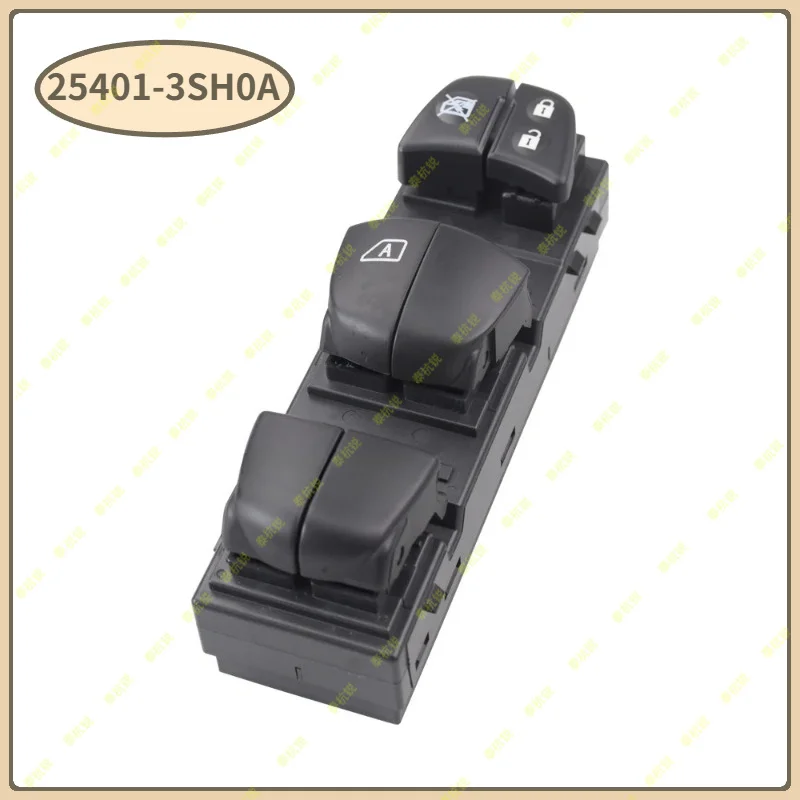 25401-3SH0A 25401-1KA0B 25401-3DF0B For Nissan Sentra Leaf JUKE Rogue X-Trail Qashqai Sylphy Power Window Switch Control Button
25401-3SH0A 25401-1KA0B 25401-3DF0B For Nissan Sentra Leaf JUKE Rogue X-Trail Qashqai Sylphy Power Window Switch Control Button