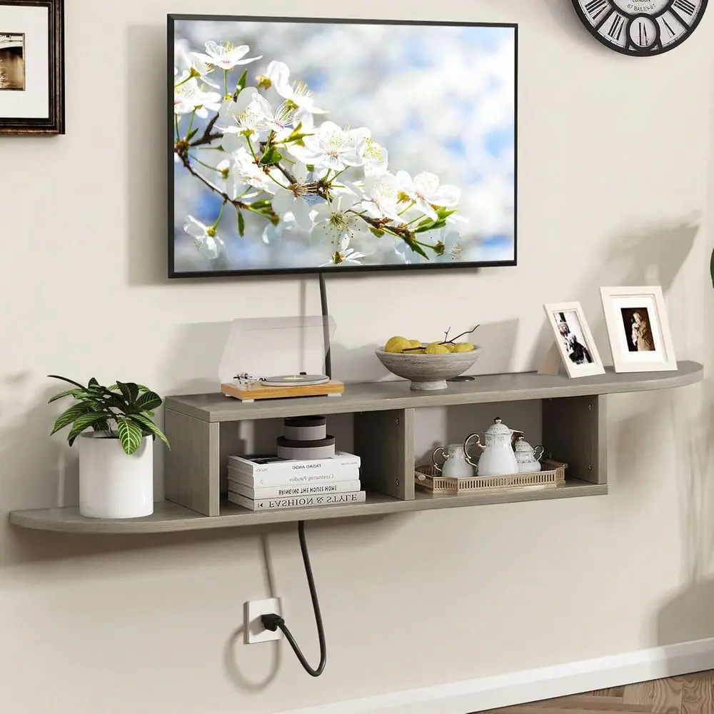 TV Stand With Storage, 55 Floating Shelves For Wall, Floating Entertainment Center Wall Shelf For Living Room, Modern TV Stands
TV Stand With Storage, 55 Floating Shelves For Wall, Floating Entertainment Center Wall Shelf For Living Room, Modern TV Stands