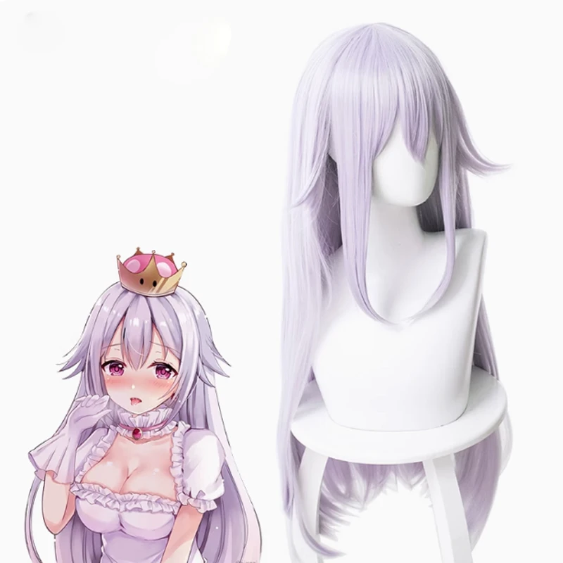 Booette King Boo Cosplay Wig Long Sliver Purple Wigs Mario Bowsette Blonde Heat Resistant Synthetic Hair Cosplay Wigs + Wig Cap
Booette King Boo Cosplay Wig Long Sliver Purple Wigs Mario Bowsette Blonde Heat Resistant Synthetic Hair Cosplay Wigs + Wig Cap
