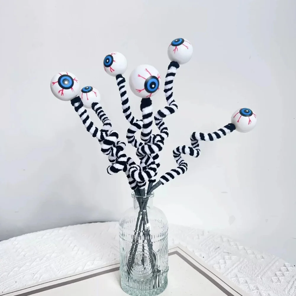 10/5pcs Halloween Eyeball Branch Set Halloween Spooky Eyeball Desktop Ornament Table DIY Decor for Flower Vase Floral
10/5pcs Halloween Eyeball Branch Set Halloween Spooky Eyeball Desktop Ornament Table DIY Decor for Flower Vase Floral