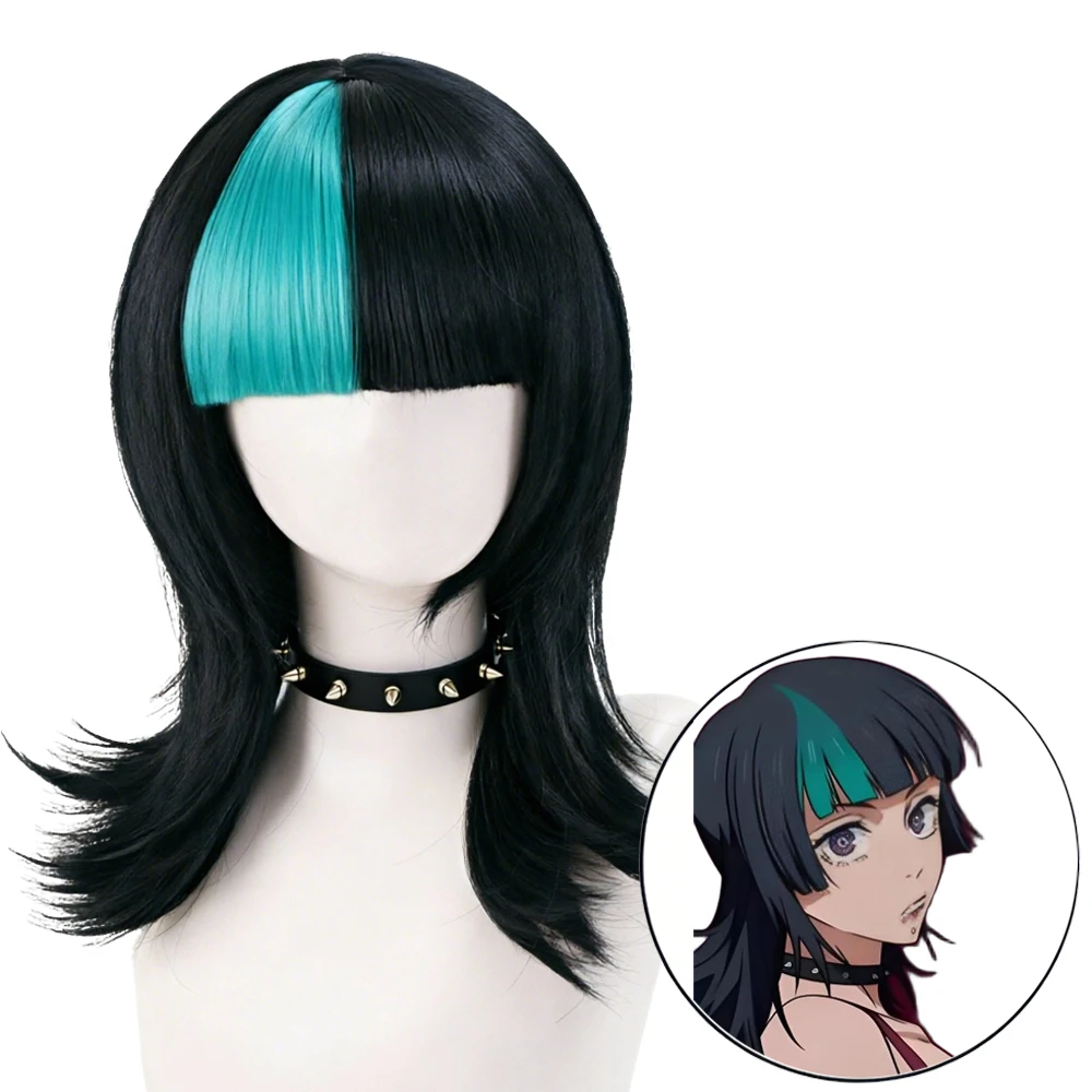 Kirara Hoshi Cosplay Wig Anime Jujutsu Kaisen Black Blue Heat Resistant Synthetic Hair for Party Halloween Props Accessory
Kirara Hoshi Cosplay Wig Anime Jujutsu Kaisen Black Blue Heat Resistant Synthetic Hair for Party Halloween Props Accessory