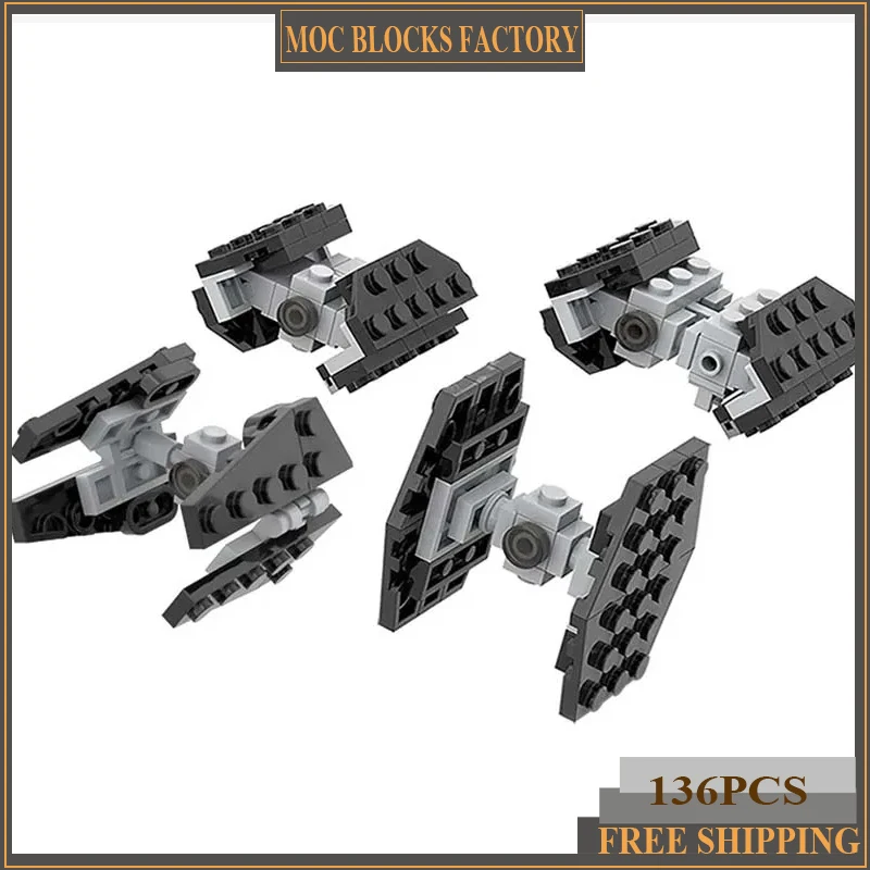 Micro Imperial Fighters MOC Building Block Republic Gunship Starfighter Spaceship DIY Assembly Bricks Children Toys Xmas Gifts
Micro Imperial Fighters MOC Building Block Republic Gunship Starfighter Spaceship DIY Assembly Bricks Children Toys Xmas Gifts