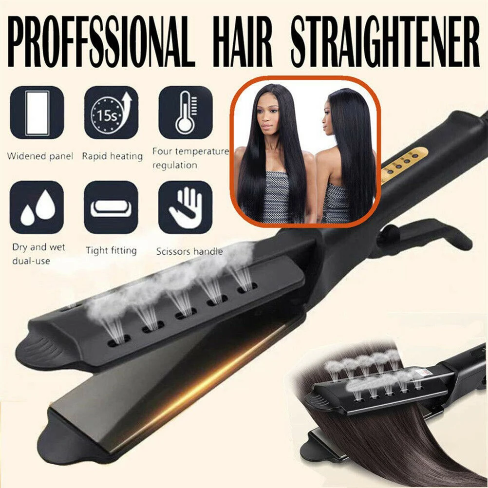 Professional Straightener Double Row Ventilation Wet Dry Titanium Crystal Panel Transfer Negative Ions Repair Four
Professional Straightener Double Row Ventilation Wet Dry Titanium Crystal Panel Transfer Negative Ions Repair Four
