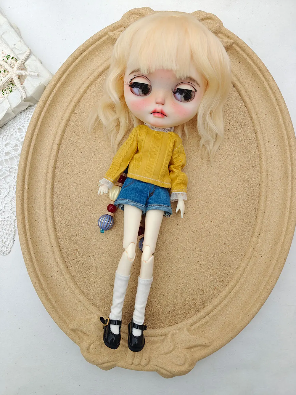 Одежда для куклы blythe, обычный милый комплект ручной работы OB22 OB24 AZONE Blyth, аксессуары для кукол, платье, одежда для куклы blythe
Одежда для куклы blythe, обычный милый комплект ручной работы OB22 OB24 AZONE Blyth, аксессуары для кукол, платье, одежда для куклы blythe