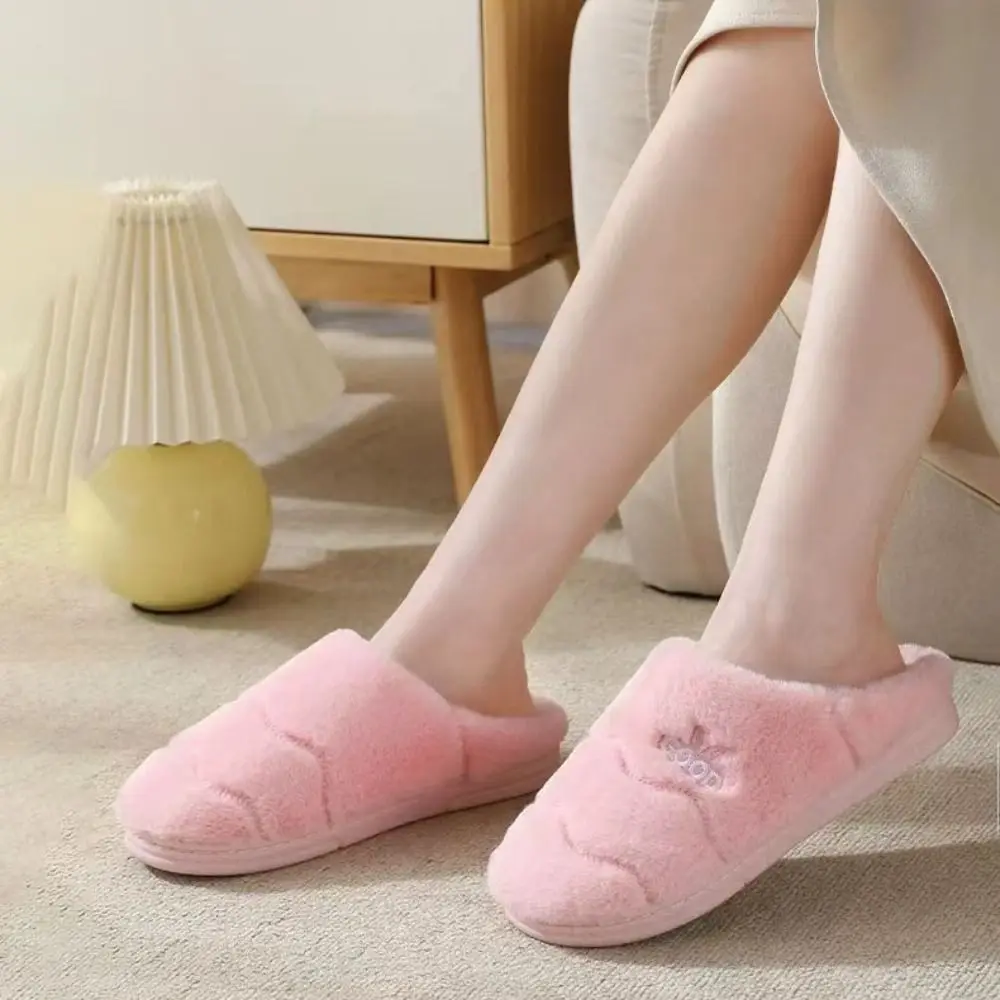 Durable Embroidery Warm Plush Slippers Rabbit Fluffy Winter Indoor Slippers Anti Slip Thick Home Slippers Women Girls
Durable Embroidery Warm Plush Slippers Rabbit Fluffy Winter Indoor Slippers Anti Slip Thick Home Slippers Women Girls