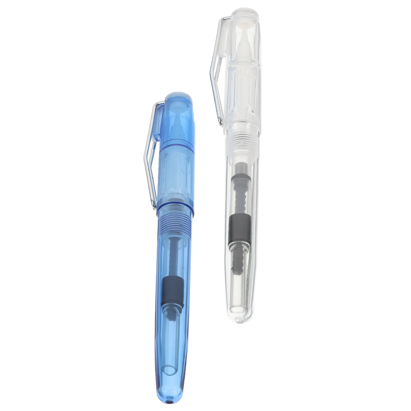 2Pcs Fountain Brush Portable Watercolor Paint Pens Plastic Refillable Ink Calligraphy Writing
2Pcs Fountain Brush Portable Watercolor Paint Pens Plastic Refillable Ink Calligraphy Writing